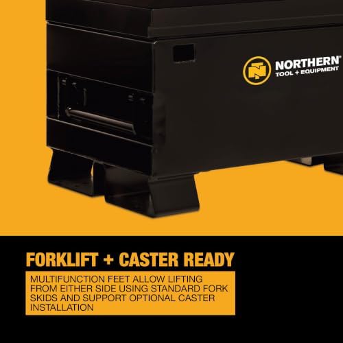 northern tool jobsite storage box, 5 cu. ft. shown in use