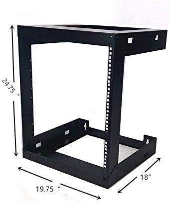 Raising electronics 12U Wall Mount Open Frame 19 Inch Server Equipment Rack - Image 5