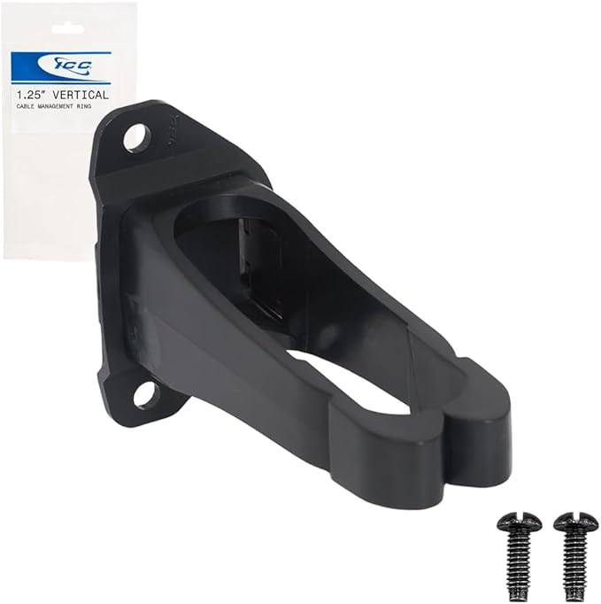 ICC 1.25” Plastic Cable Management Ring, Rack or Wall Mount by ICC
