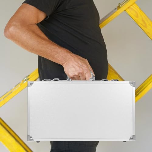 doitool aluminum alloy tool box large capacity medicine shown in use
