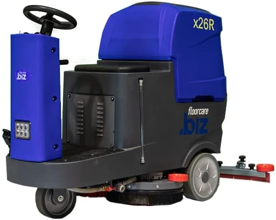 USA-Clean X26R Ride-On Auto Floor Scrubber Machine, 26 inch Cleaning Path by floorcarebiz