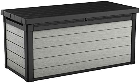keter denali 150 gallon resin large deck box, main product view
