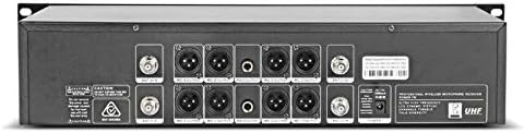 Wireless Microphone System Pro Audio 8 Channel UHF 8 Lavalier Bodypacks 8 Lapel - Image 7