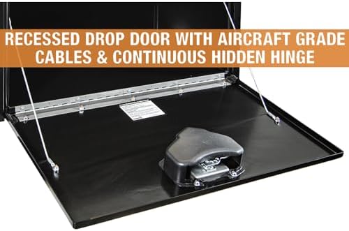 buyers products 1702300 black steel underbody truck tool, close-up detail