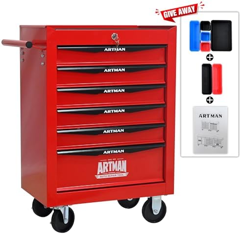 ryh 6 drawers rolling tool chest 30.5" h on a desk or shelf
