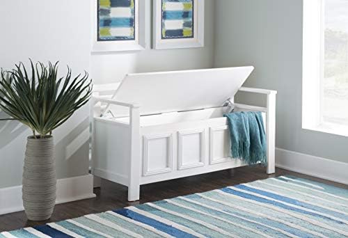 linon laredo storage bench, view 11