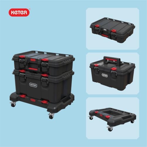 keter stack-n-roll 3-piece rolling tool storage system –, view 10