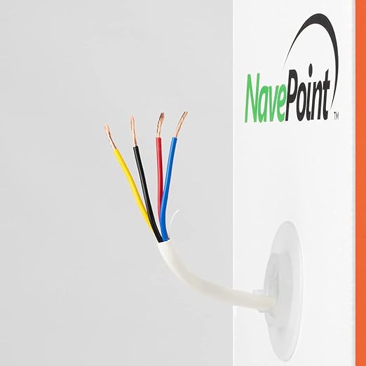 NavePoint 250ft in Wall Audio Speaker Cable Wire CL2 14/4 AWG Gauge 4 Conductor - Image 4