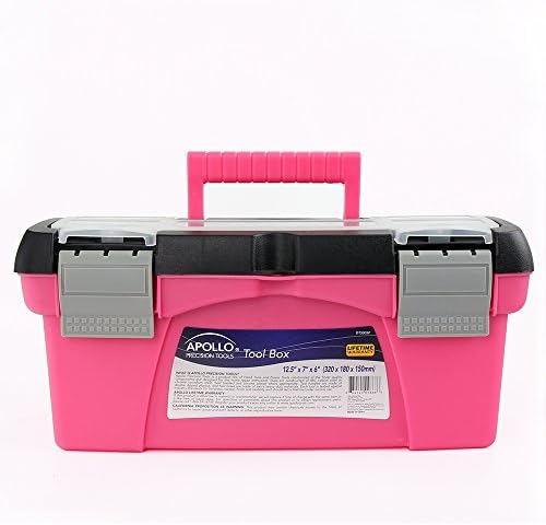 apollo tools set of 3 stackable tool boxes, side view