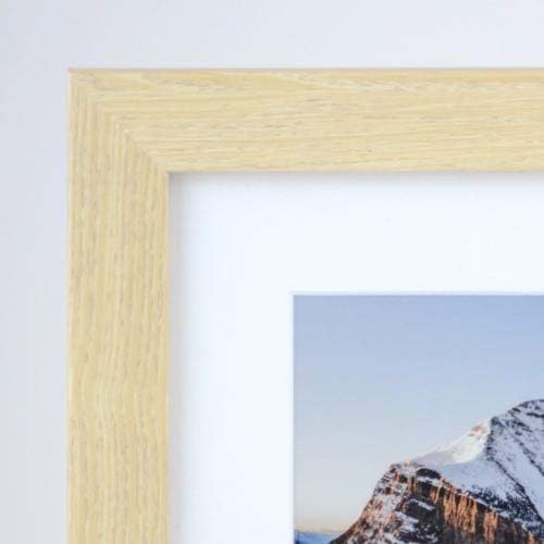 Frame It Easy 33 x 27 Wheat Wood Frame - Image 2