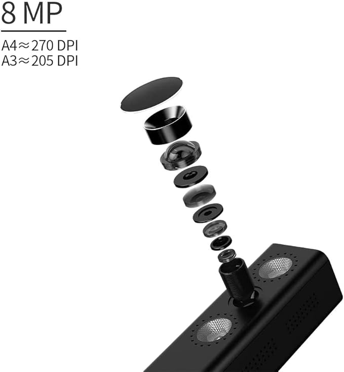CZUR Shine800-A3-Pro Professional Height Adjustable USB Document Camera - Image 4