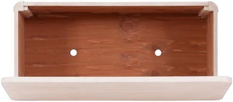 bowery hill modern wood rope storage chest, 38"x18"x18", view 9