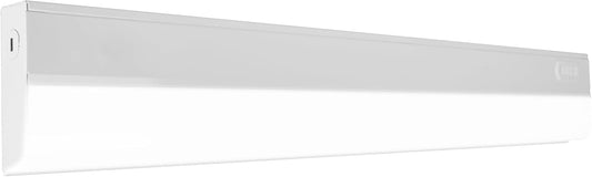 24” LED Direct Wire Under Cabinet Light - Dimmable Undercounter LED Lights for Kitchen - Selectable CCT 2700K-5000K, 612-648 Lumens, 9W - UCB Series Hardwired Under Cabinet Lighting by NICOR Lighting