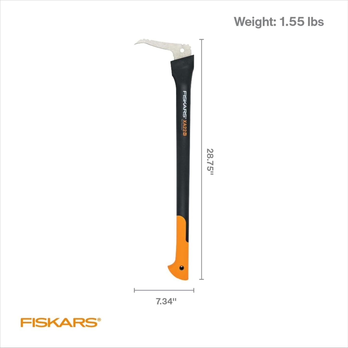 Fiskars 28" Hookaroon, Sharp and Lightweight Pickaroon Tool for Firewood | Lift, Drag, & Load Heavy Rounds of Firewood and Split Wood, Pick Tool for Logs & Forestry, Saves Your Back