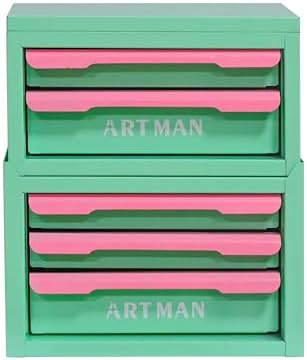 mini metal tool box, 2+3 layer portable steel, view 9