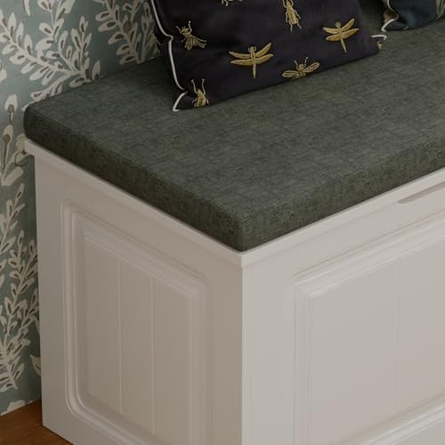 l shape storage bench, kitchen breakfast nook bench on a desk or shelf