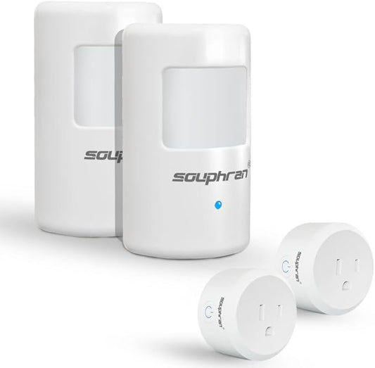 Souphran Plug-in Wireless Motion Activated Light Control, No Wiring, Adjustable by SOUPHRAN