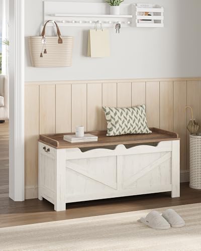 hzuaneri 39" storage chest | stuffed animal and, side view