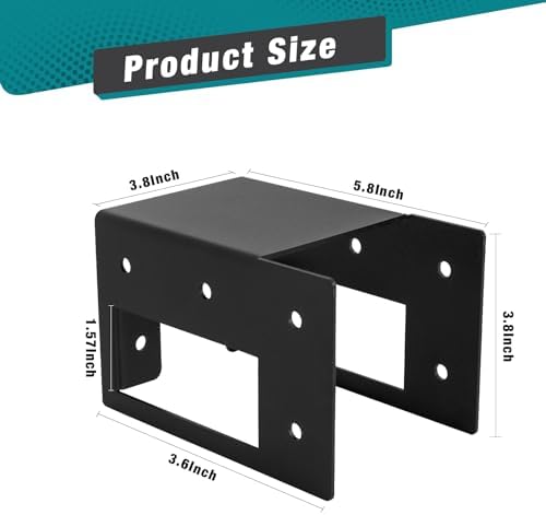 firewood log storage holder 8 pack,firewood rack brackets, close-up detail