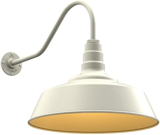 Steel Lighting Co. Large Outdoor Barn Light | Gooseneck Light Fixture | Made in by SteelLightingCo