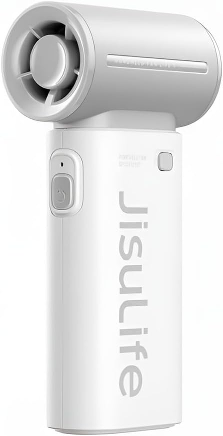 JISULIFE Portable Handheld Fan Life9, Turbo Power High Speed Air, 5 Gear Wind - Image 4