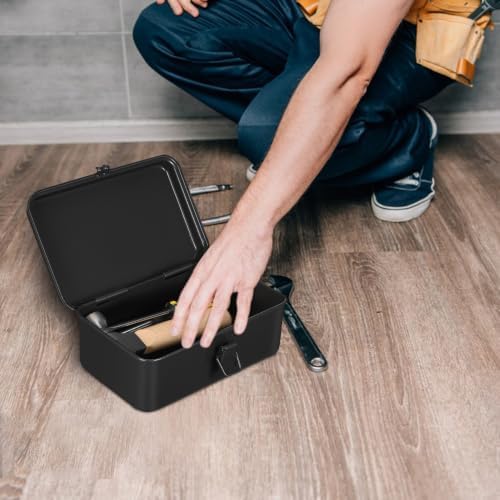 doitool metal tool boxes, 2 pcs portable mini shown in use