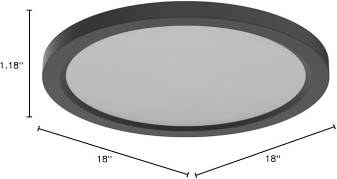 hykolity 18 Inch LED Round Flat Panel Light, 3000K/4000K/5000K CCT Selectable - Image 10