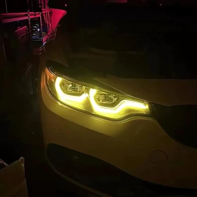 SOCAL-LED LIGHTING Yellow Angel Eye Daytime Running Light DRL Adaptive - Image 8