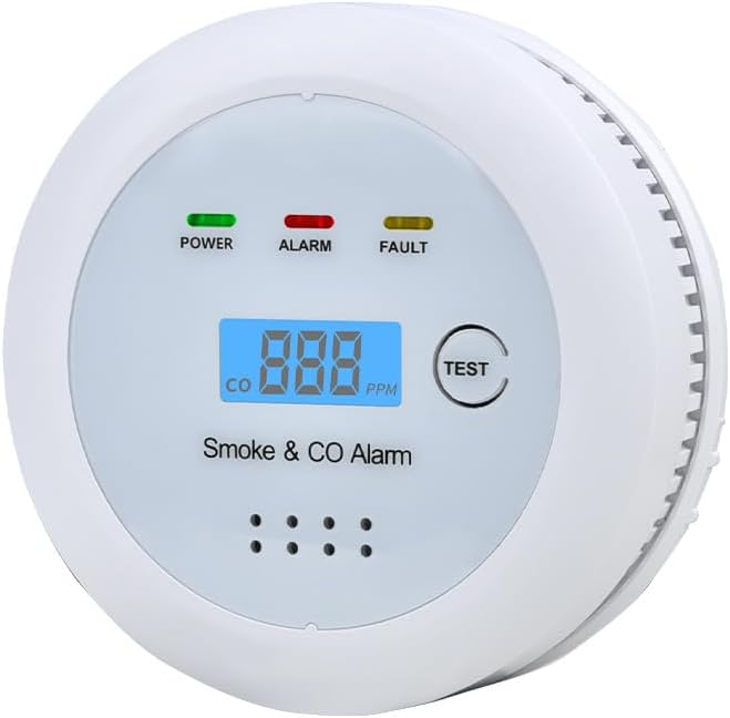 2 in1 Smoke Detector Carbon Monoxide Detector Combo, by TALLPOWER