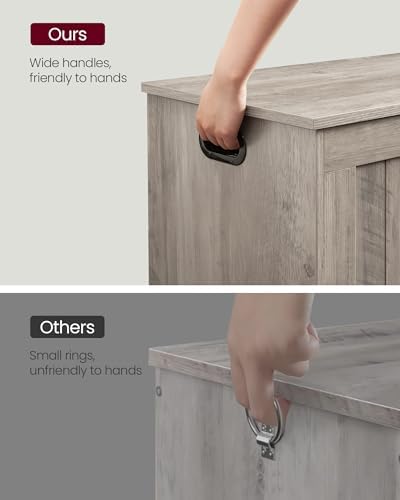 vasagle storage chest, 29.9 inches width bench with, view 9