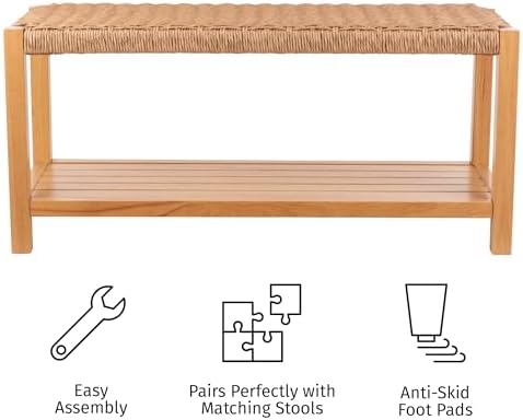 alaterre furniture newport 40” shoe storage bench with showing dimensions