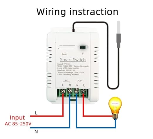 Yitouniu WiFi Smart Waterproof Temperature Controller Sensor Module, Tuya app - Image 8