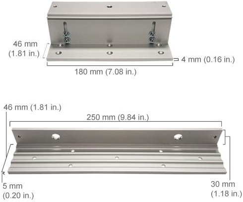 Visionis FPC-5192 600lbs Indoor Electromagnetic Lock - Image 3