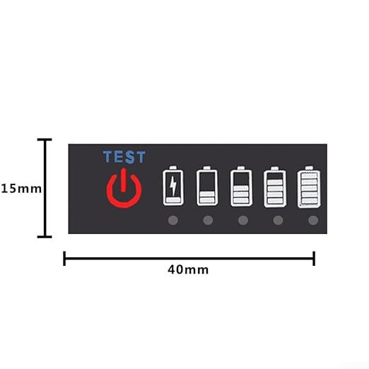 Compact 5S 18 5V 21V Battery Level Indicator - Image 8