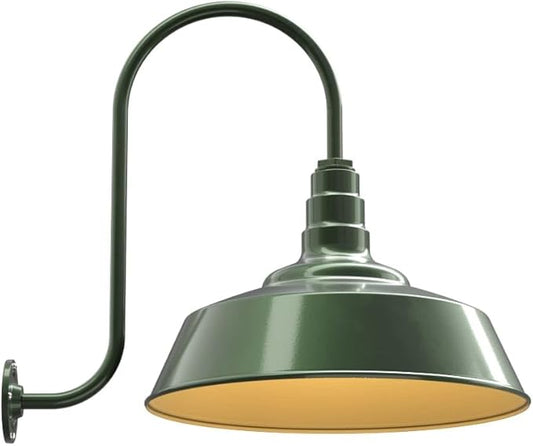 Steel Lighting Co. Large Outdoor Barn Light | Gooseneck Light Fixture | Made in by SteelLightingCo