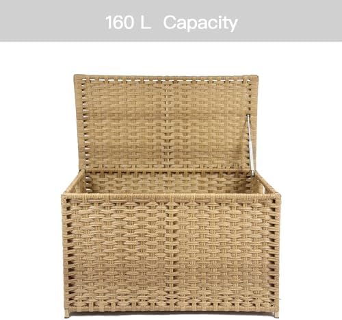 wicker storage trunk, large storage basket with lid,rural on a desk or shelf