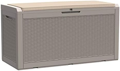 modern-depo 100 gallon deck box waterproof outdoor storage, main product view