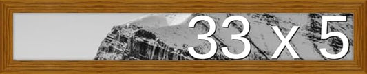 Frame It Easy 33 x 5 Hazel Wood Frame by FrameItEasy