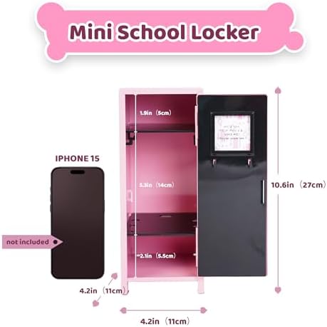 yobro mini locker with lock, 2 keys, 24, close-up detail