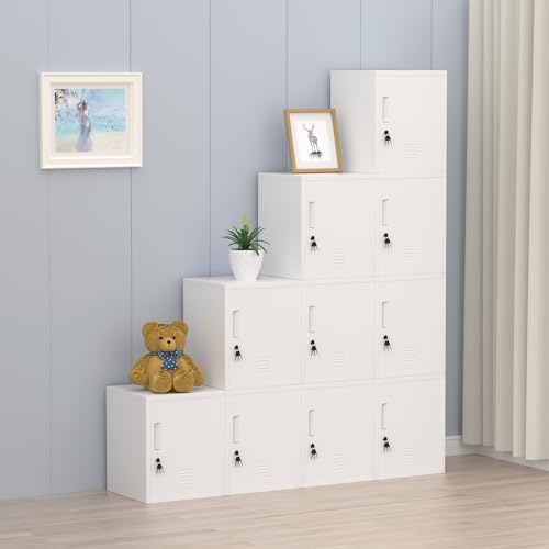 jingur metal storage locker with lockable door, 18.9 shown in use