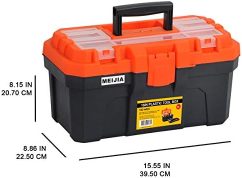 meijia portable tool storage box, organizers with foldable, close-up detail