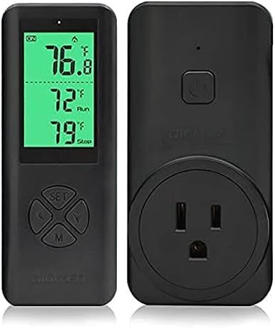 DIGITEN Temperature Controller Wireless Thermostat Outlet Greenhouse Thermostat by DIGITEN