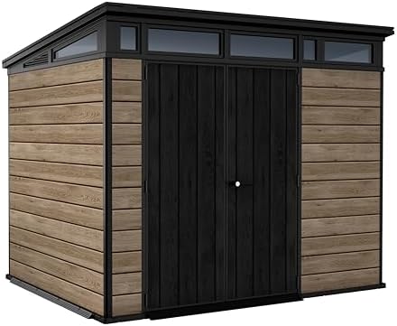 keter signature collection 9x7 ft all-weather storage shed, main product view