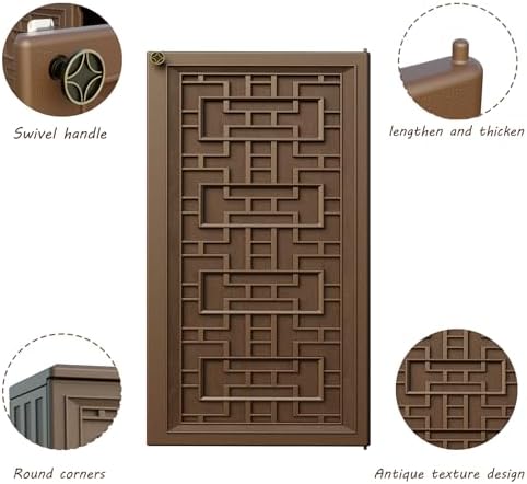 mrosaa storage box outdoor caninet,resin indoor storage box, package contents
