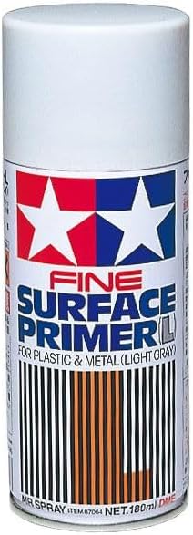 Tamiya Gray Fine Surface Primer L, 180ml Spray Can