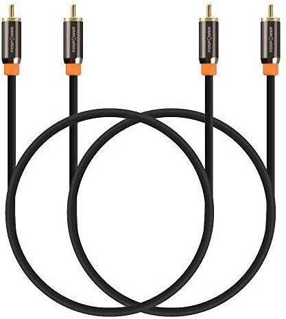 FosPower Digital Audio Coaxial Cable Premium S/PDIF RCA Male to RCA Male by FosPower