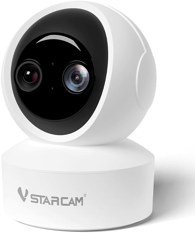 VSTARCAM Security Camera Indoor, Dual Cameras, 2K QHD Security Camera by VSTARCAM
