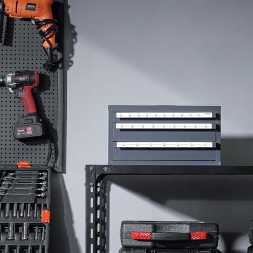 vevor drill bit dispenser cabinet, three-drawer drill bit, main product view