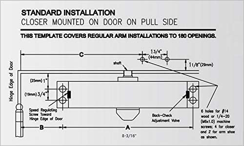 CLG HARDWARE DC6003 Medium Duty Commercial Door Closer - Image 8