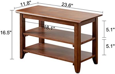 xkzg shoe rack bench wooden shoe storage bench shown in use